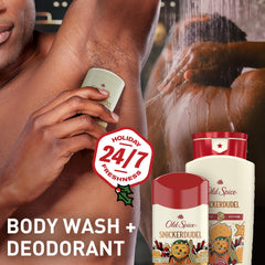 Old Spice Holidude - Étiquette Snickerdudel, senteur gourmande des fêtes