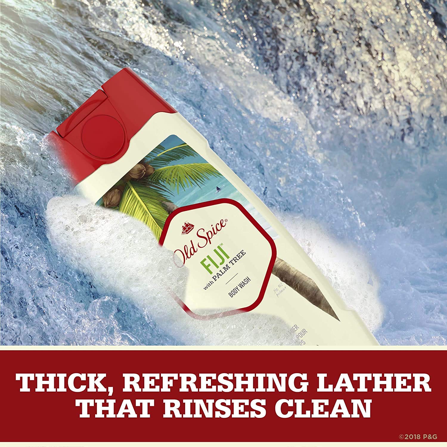 Old Spice coco lavande, parfum doux après la douche.