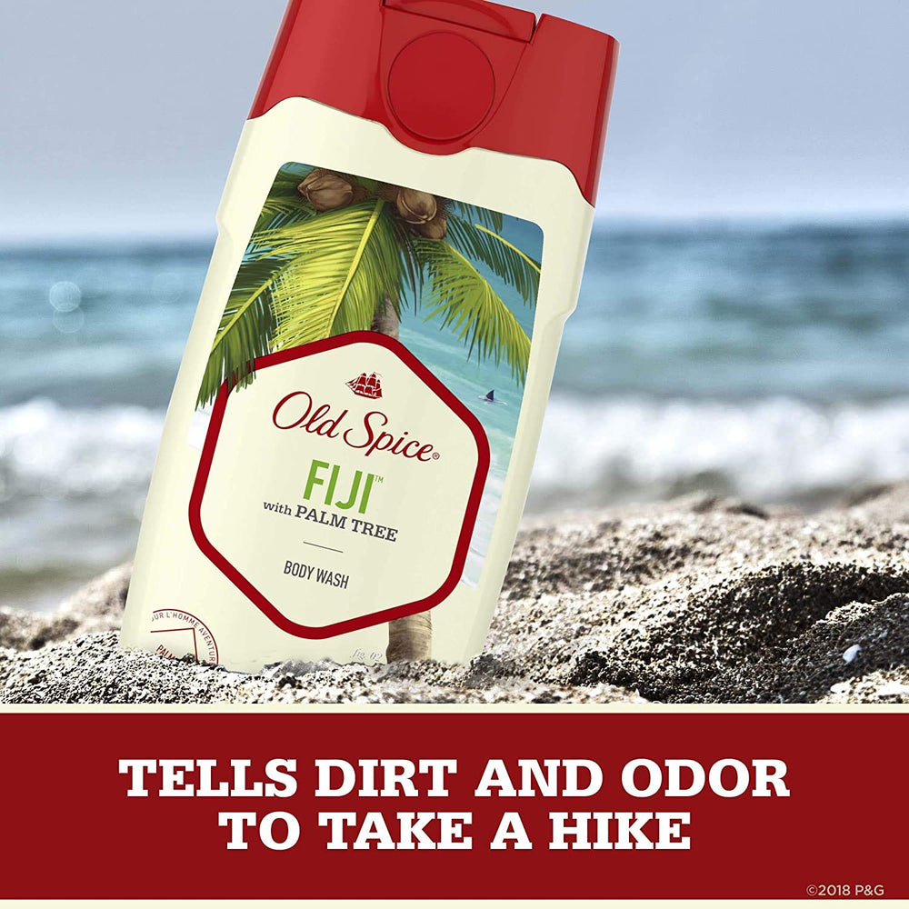 Old Spice Fiji palmiers, senteur tropicale pour une ambiance vacances.