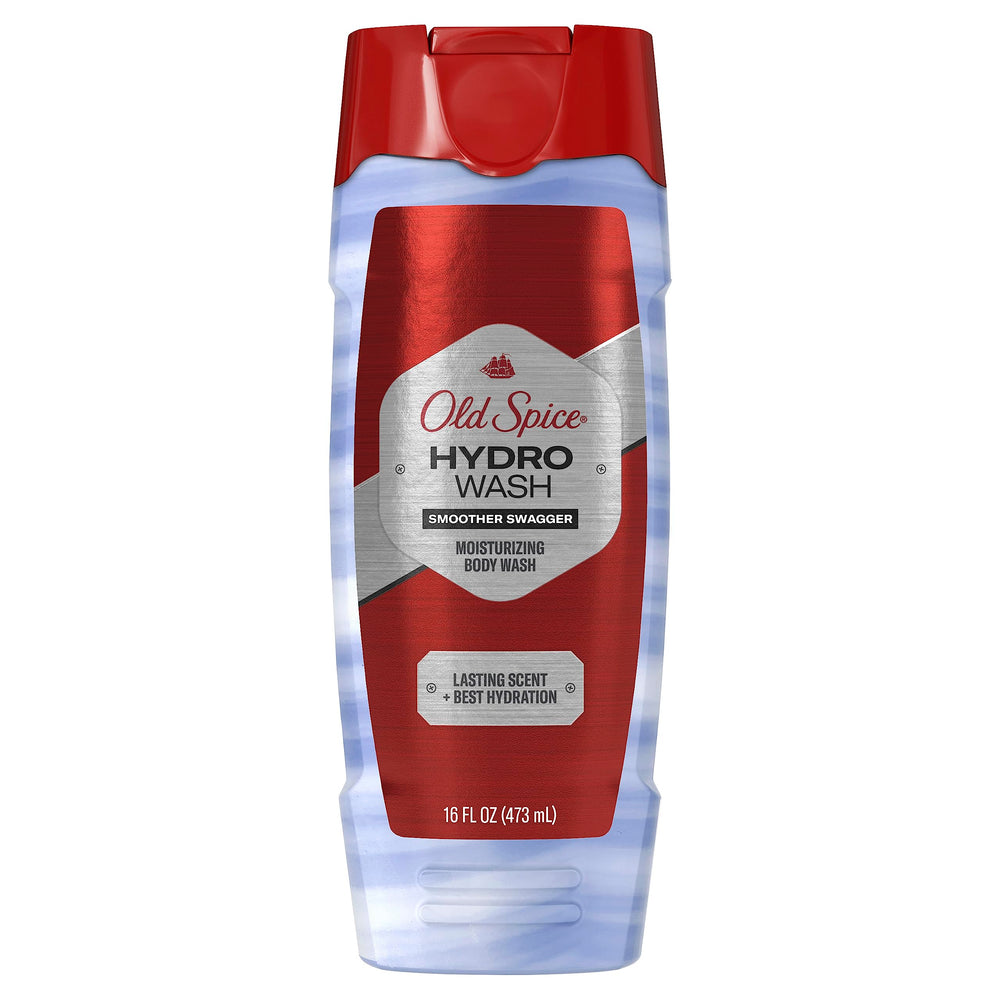 Old Spice Hydro Wash montre une mousse crémeuse nourrissante