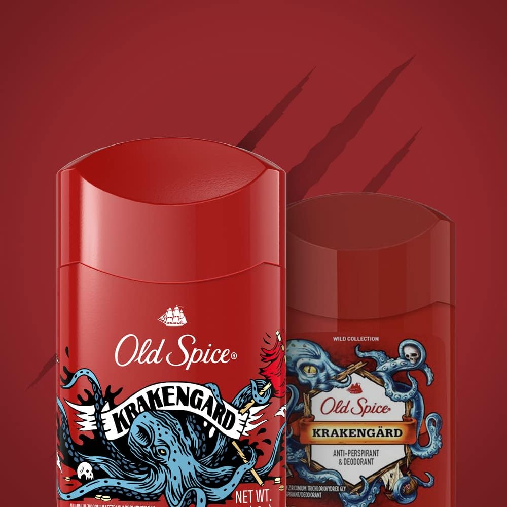 Old Spice Krakengard — arôme maritime distinct, idéal pour une impression durable.