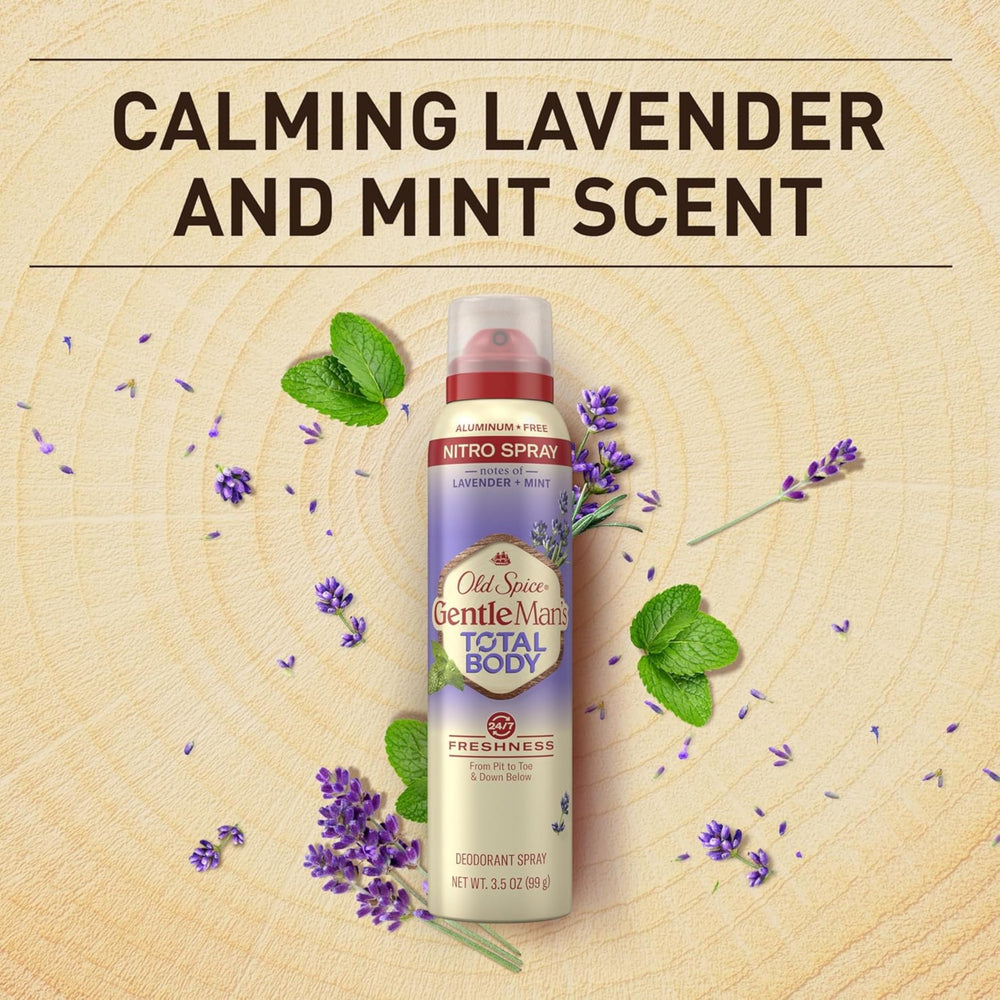 Old Spice Lot de 3 déodorants Lavande Menthe, fraîcheur durable
