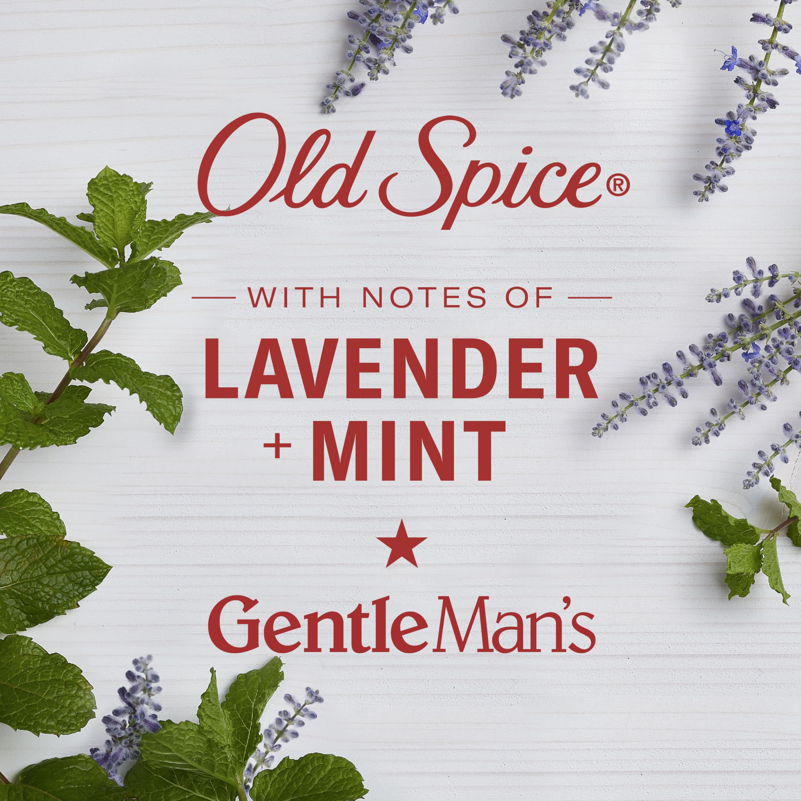 Homme utilisant la lotion Old Spice Lavande Menthe dans sa routine matinale.
