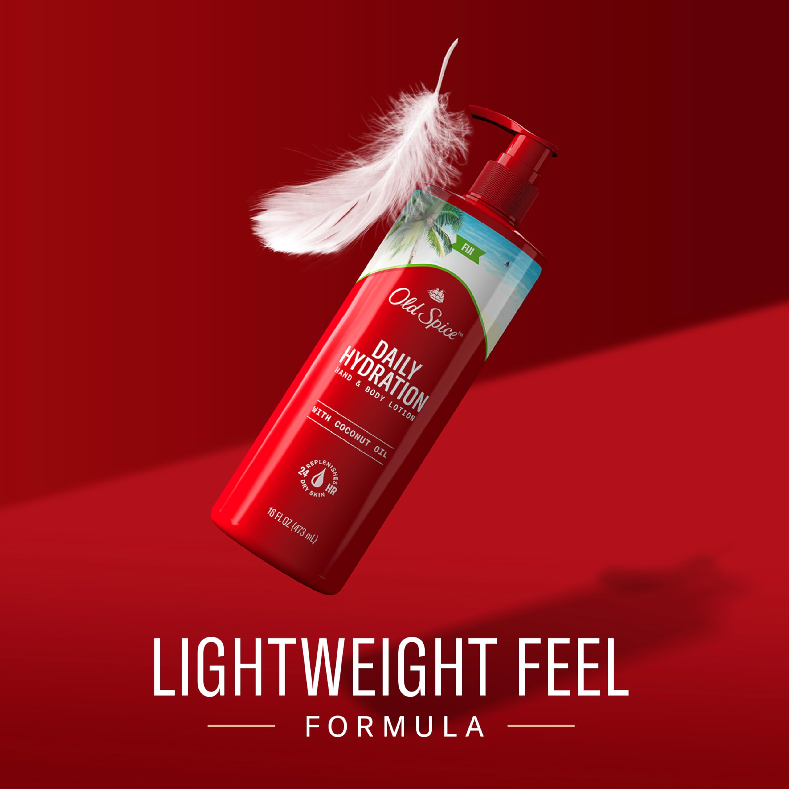 Pompe pratique Old Spice Daily Hydration pour application rapide.