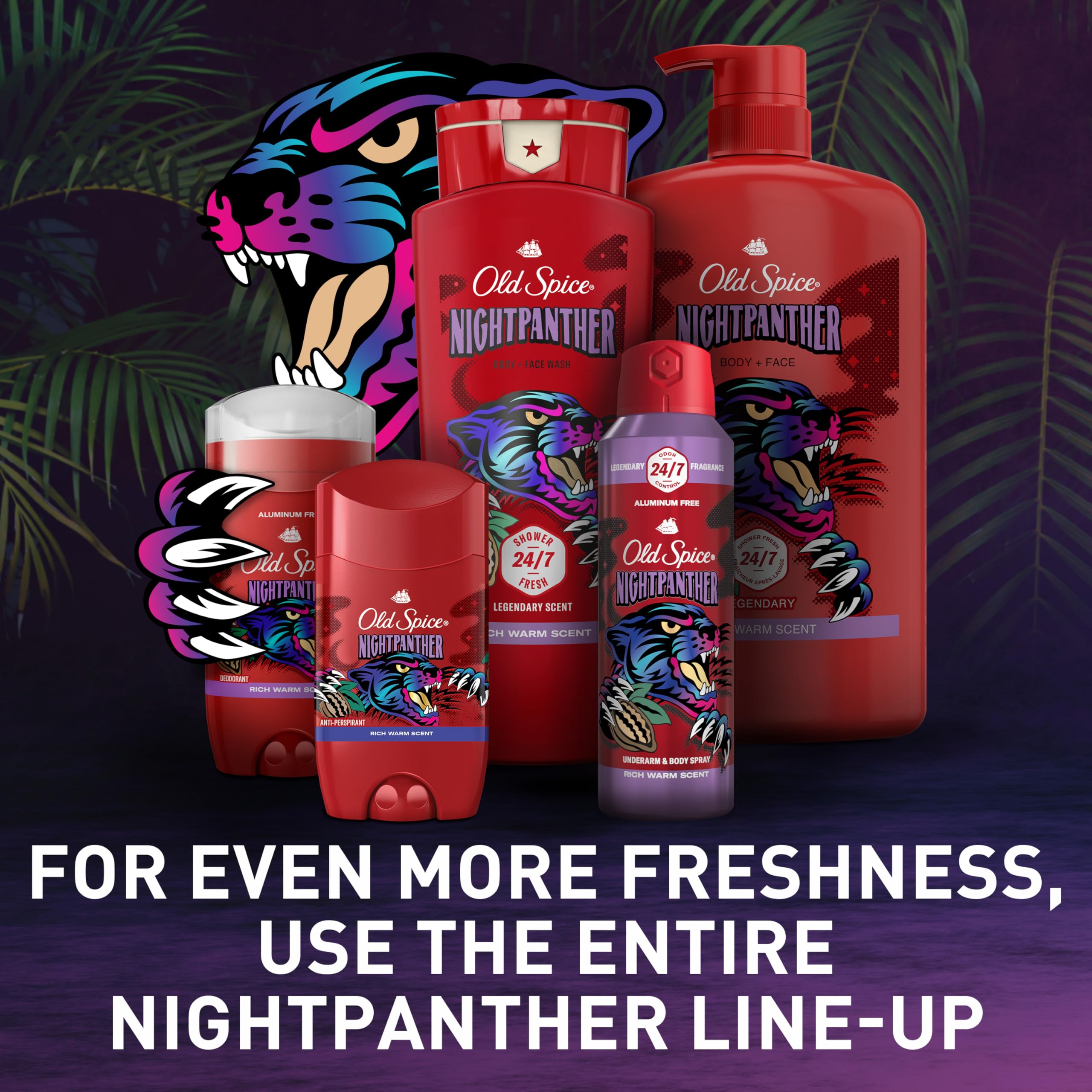 Ambiance de la gamme Sauvage Night Panther, esprit masculin