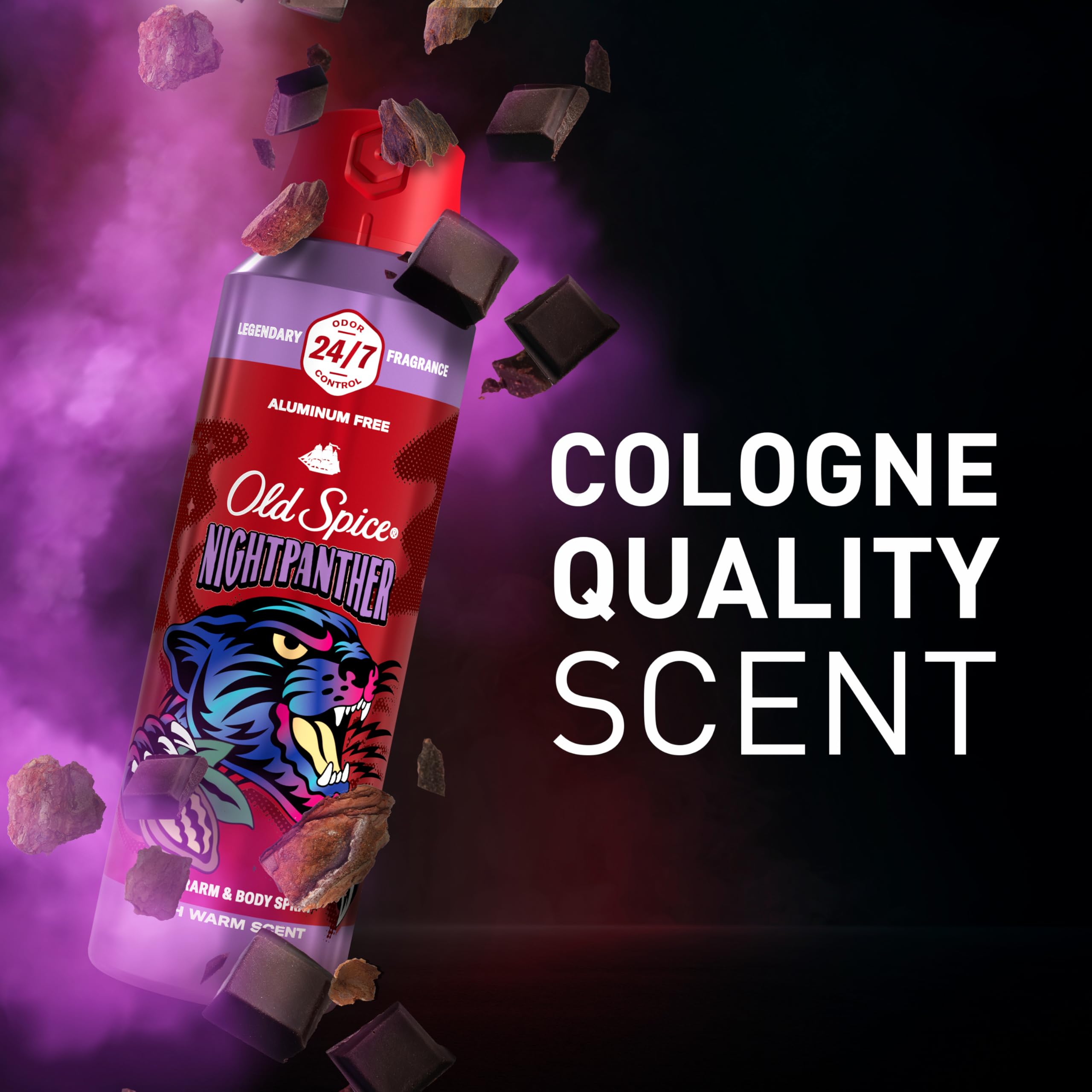 Routine matinale avec Night Panther, spray facile à utiliser