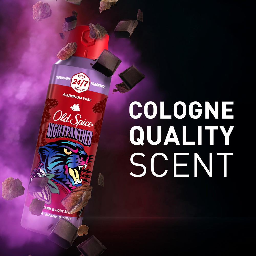 Routine matinale avec Night Panther, spray facile à utiliser