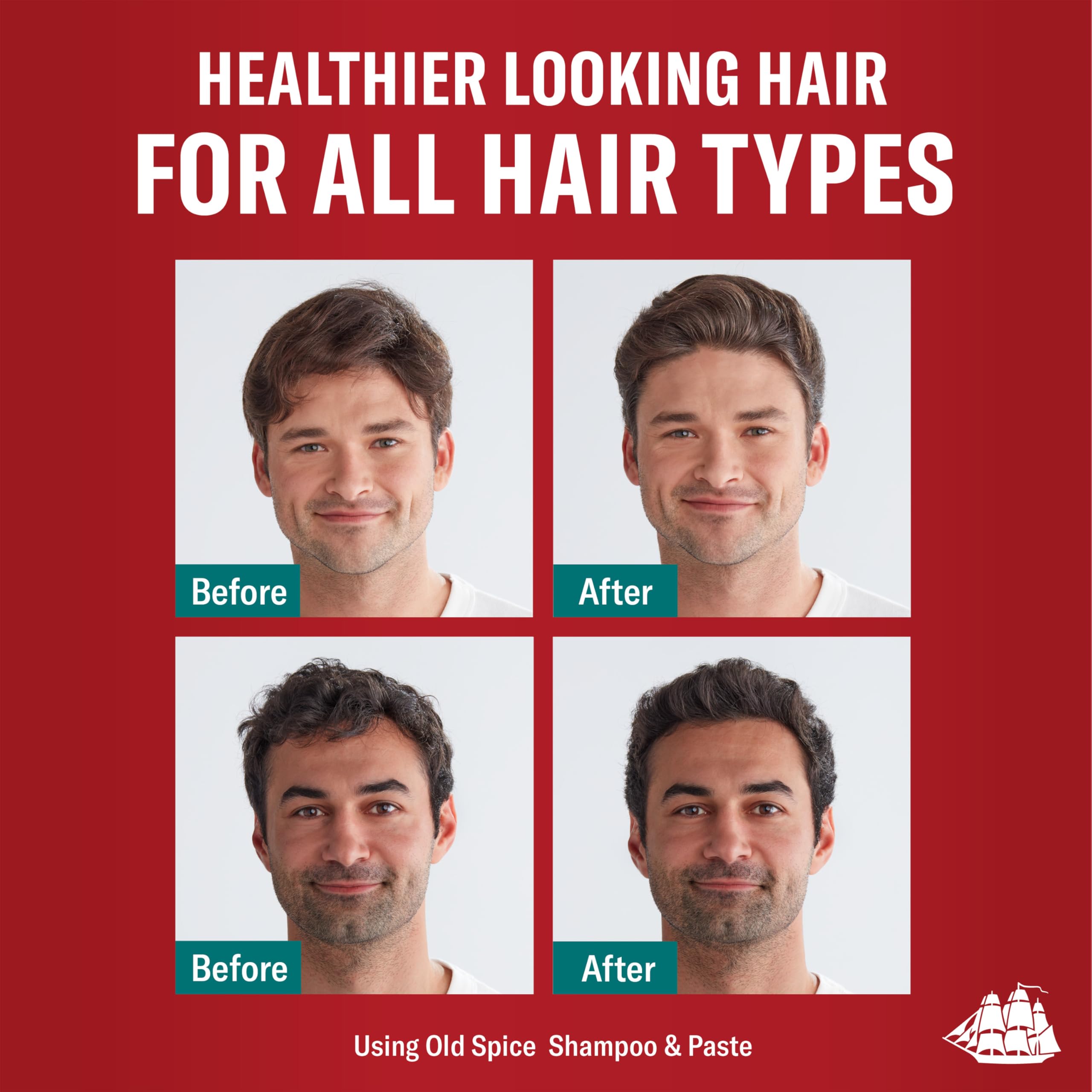 Mains frotant la pâte Old Spice No-Poof Paste pour dispersion uniforme.