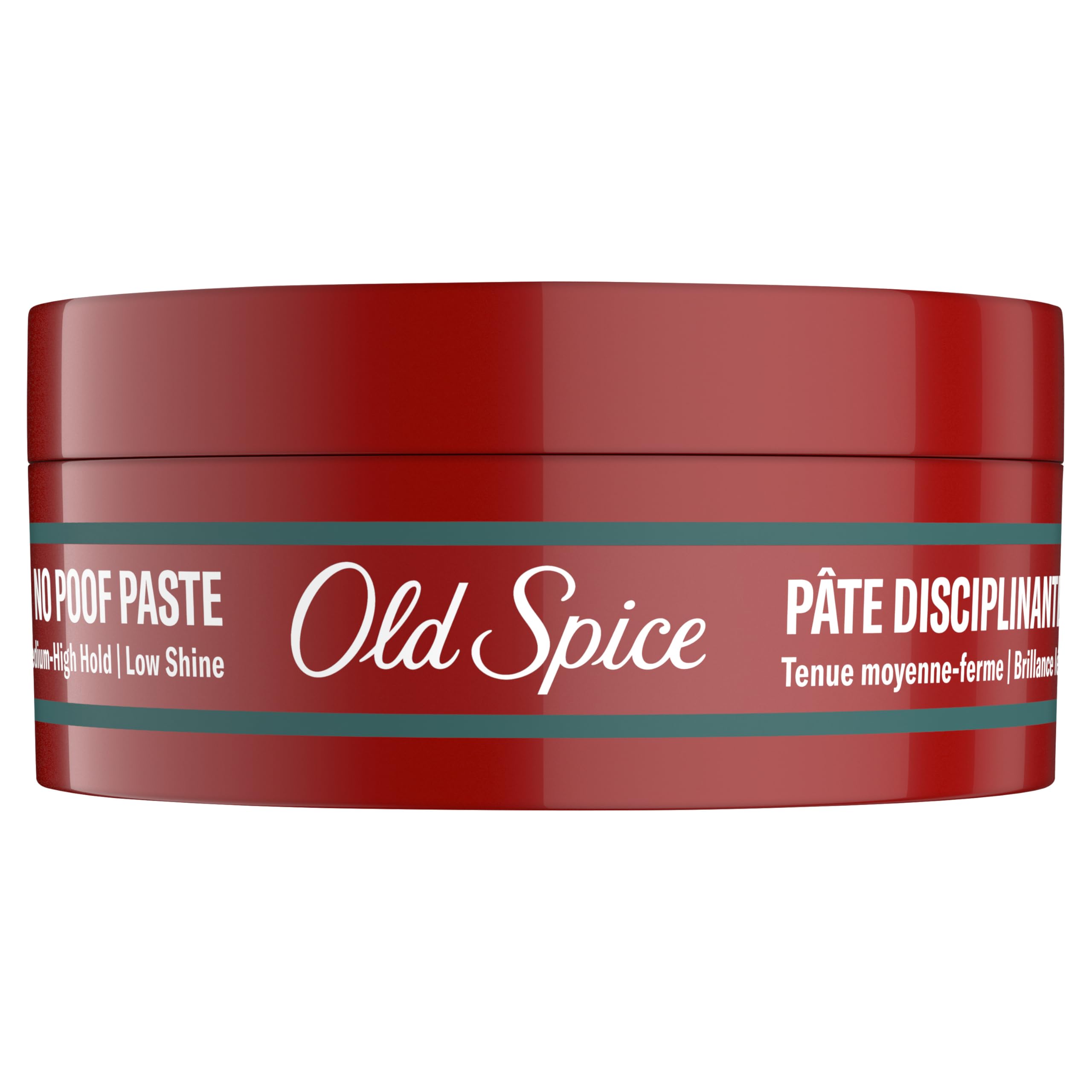 Ambiance barber shop associée à Old Spice No-Poof Paste.