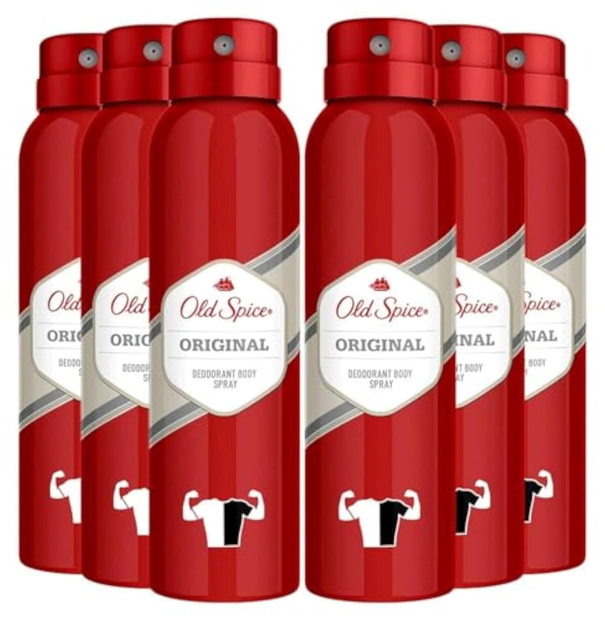 Old Spice Original spray – bouteille, parfum durable pour rester frais toute la journée.