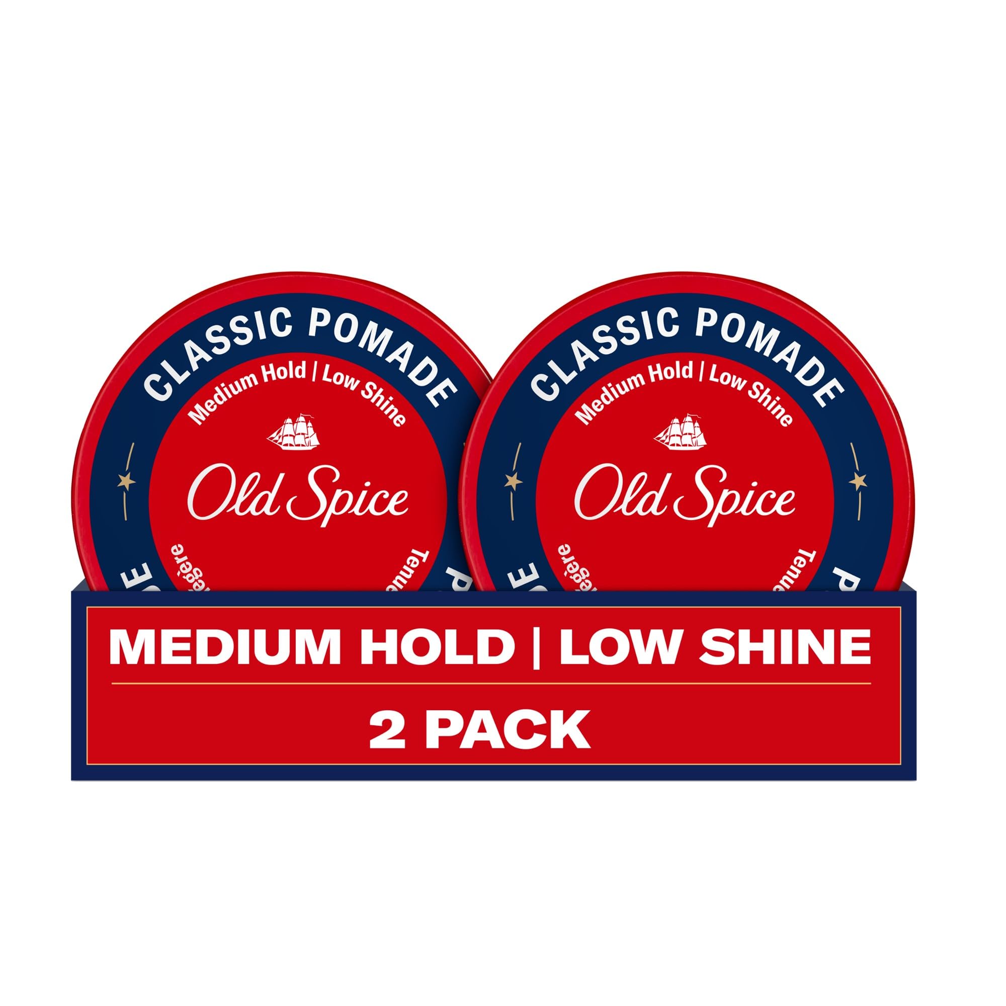 Old Spice Pomade cheveux – tenue moyenne et fini discret pour un style durable.