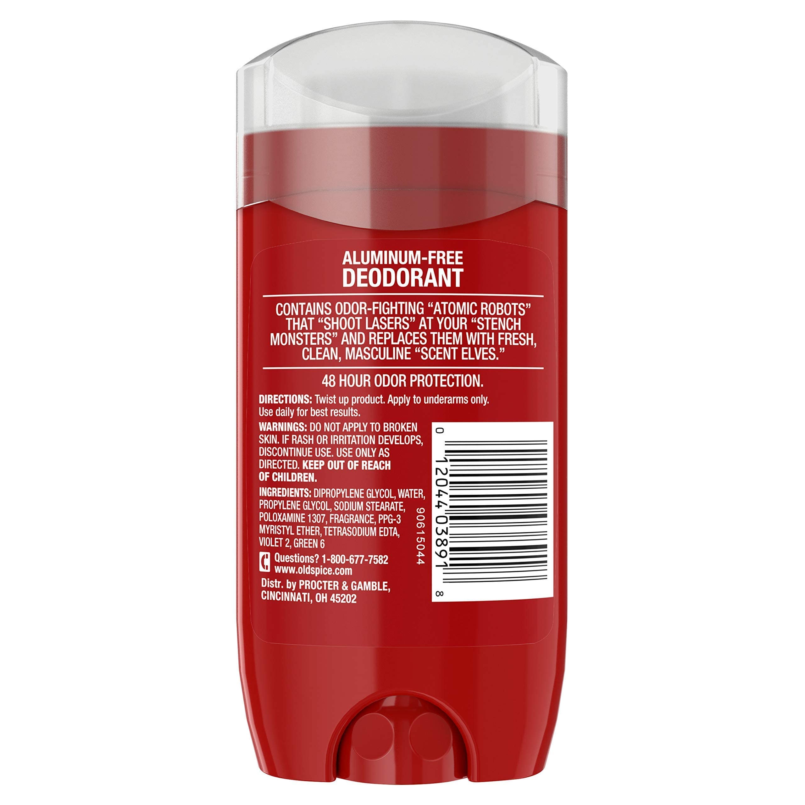 Old Spice Pure Sport bouteille de déodorant 3 oz — parfum frais, usage quotidien.