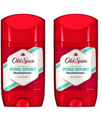 Old Spice Pure Sport Déodorant Solide, pack double, fraîcheur durable au quotidien.