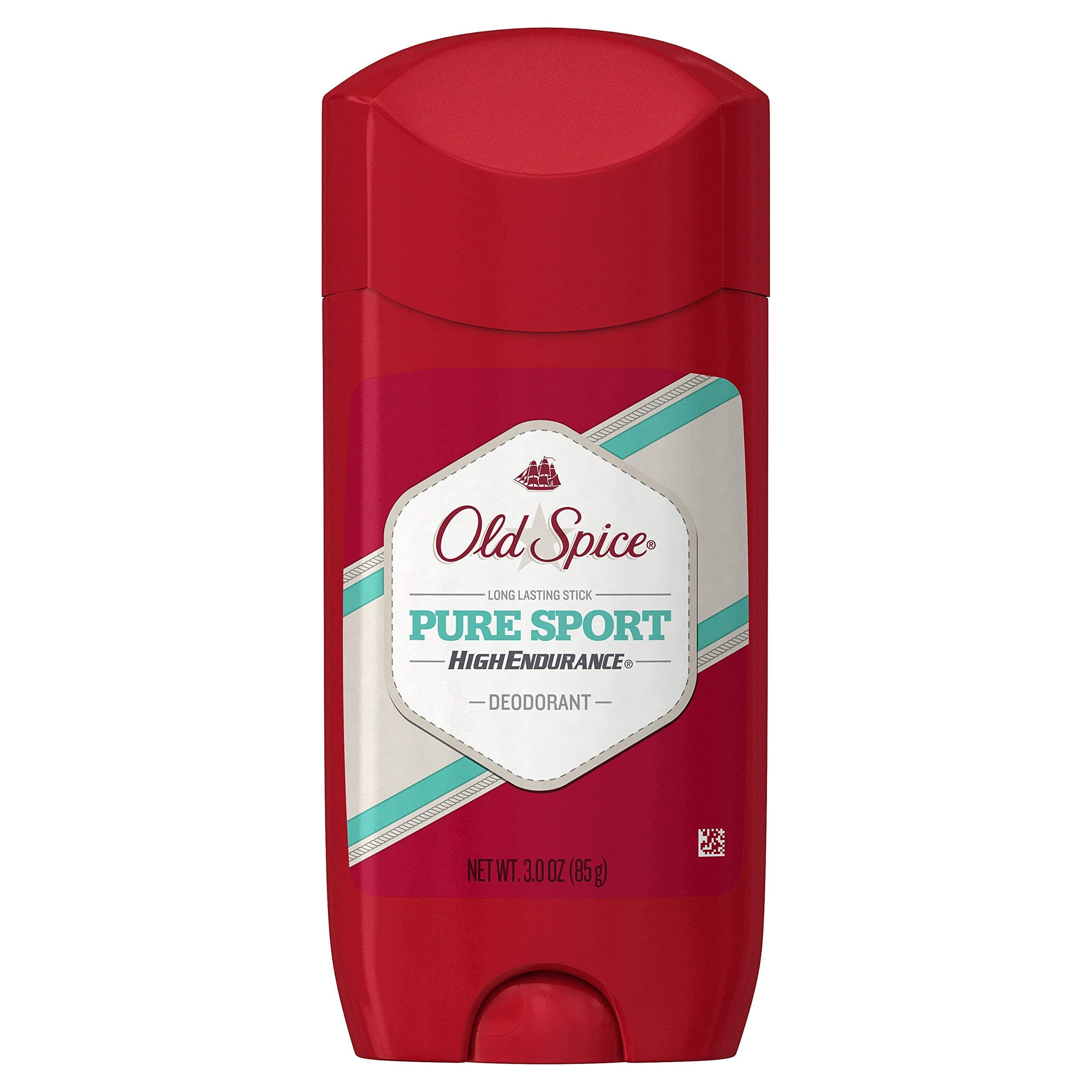 Old Spice Pure Sport format stick — pratique en voyage et au quotidien.