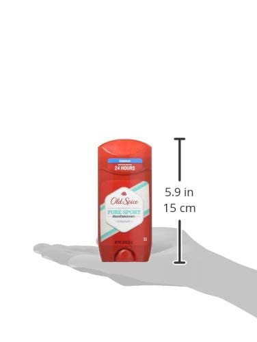 Old Spice Pure Sport note parfum — senteur énergisante pour la journée.