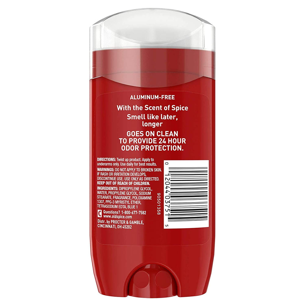 Old Spice Red Collection Emballage Rouge, présentation élégante prête à offrir.