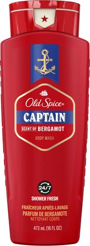 Old Spice Capitaine gel douche, mousse généreuse prête à mousser