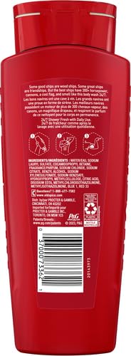 Old Spice Capitaine gel douche, parfum santal et océan évoqué