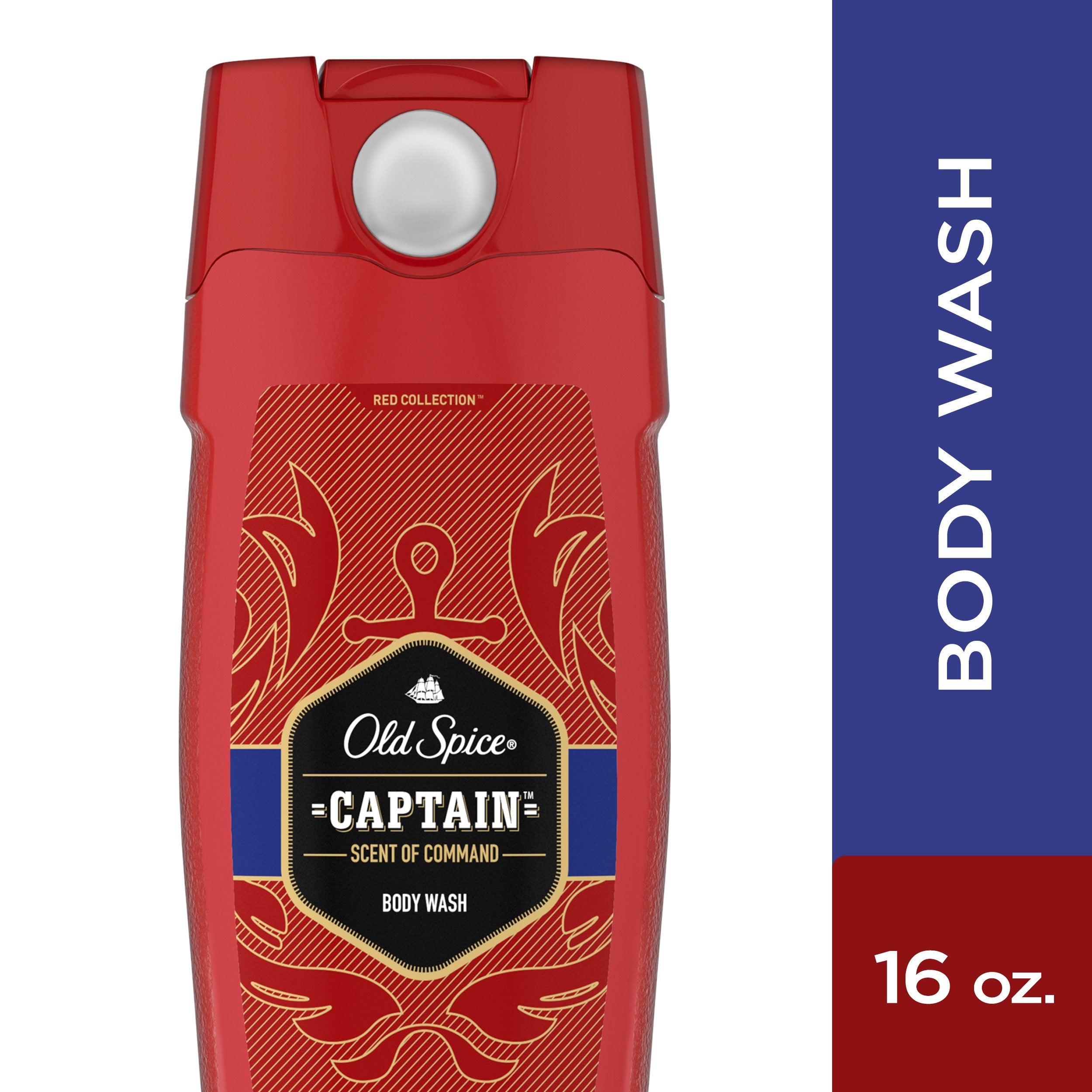 Old Spice Capitaine gel douche, utilisation facile après l entraînement