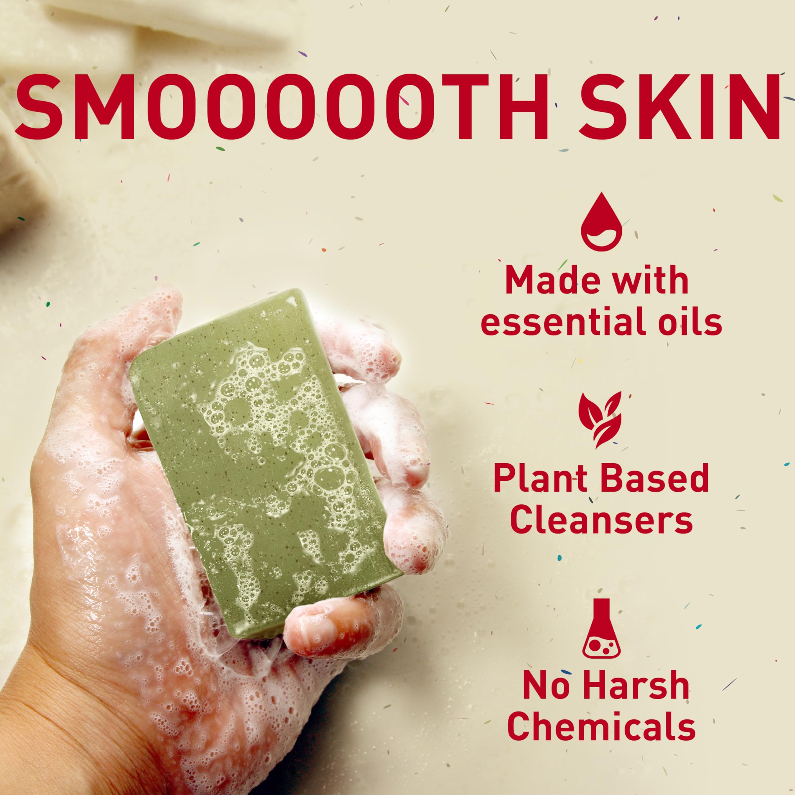 Old Spice Savon-barre Off the Grid exfoliation-douce: élimine impuretés sans agresser.