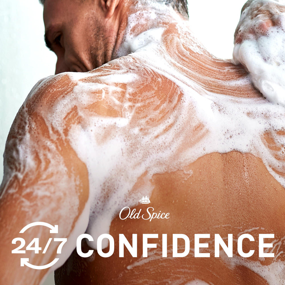 Old Spice Savon-barre Off the Grid hydratation-10x: peau plus souple après usage.