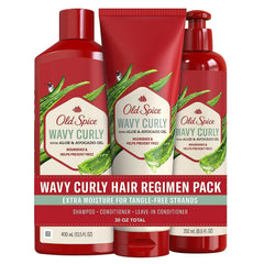 Shampoing Old Spice: bouteille pour cheveux bouclés hydratés et démêlés.