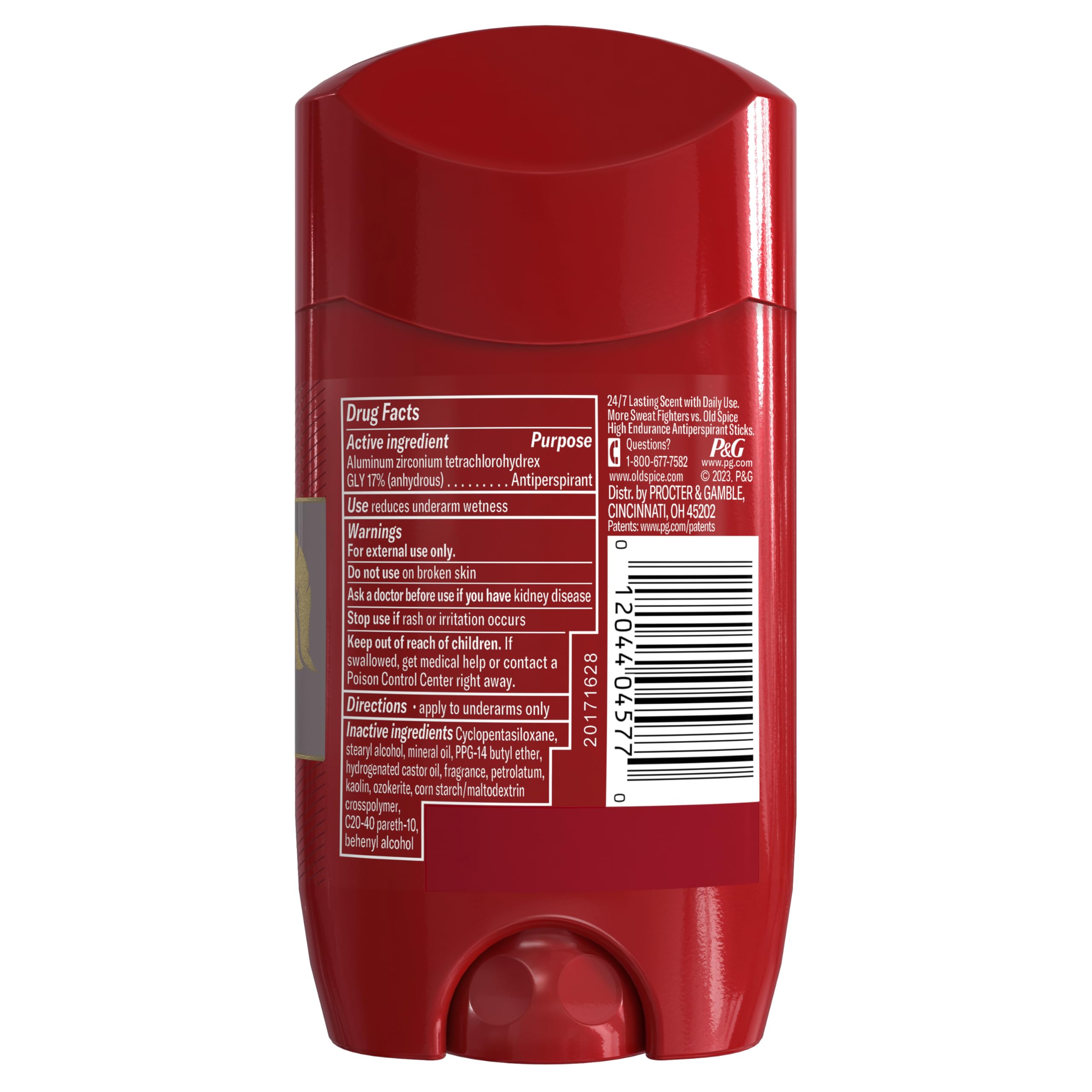 Old Spice Steel Titan, parfum frais et durable pour plusieurs heures.