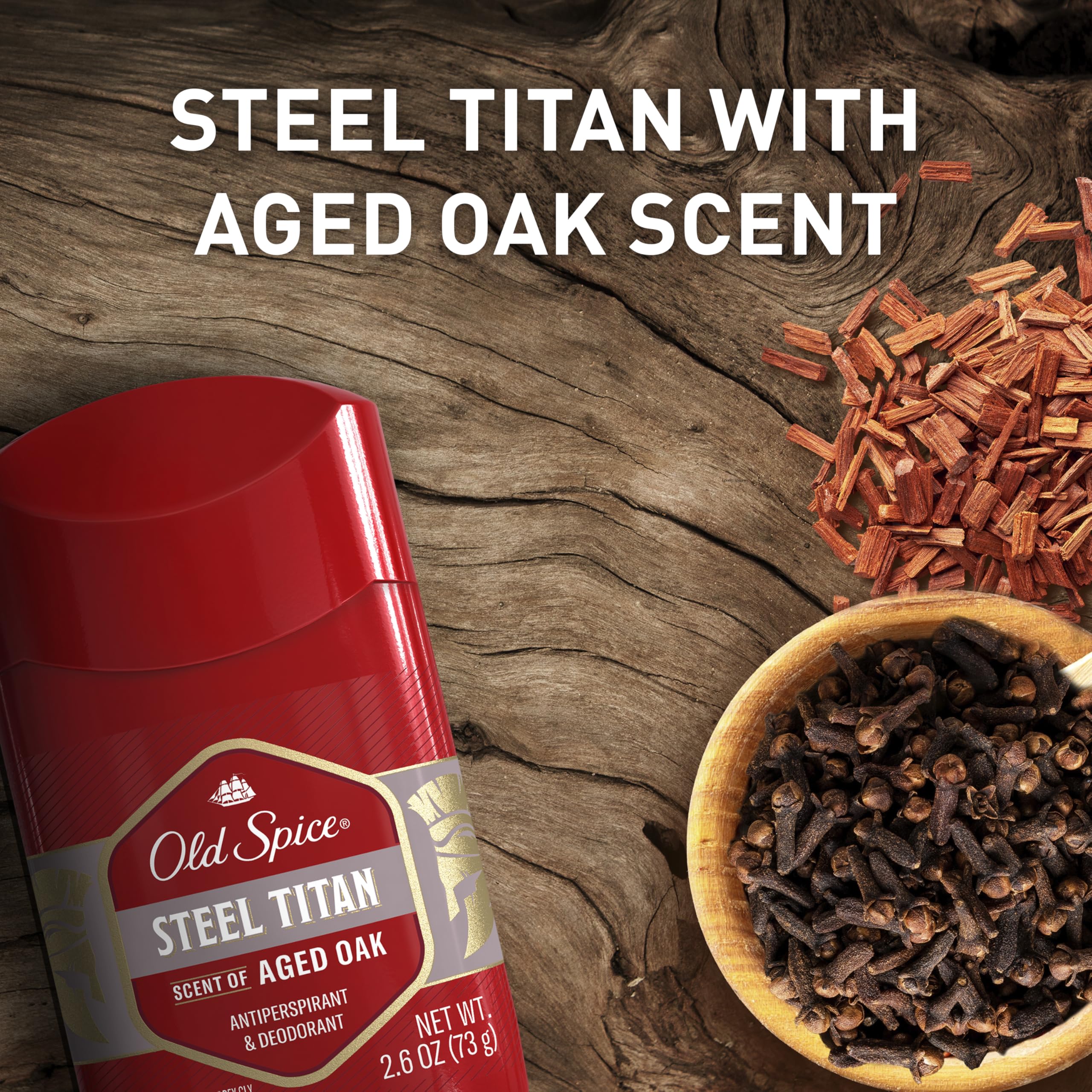 Old Spice Steel Titan, protection longue durée adaptée au mode actif.