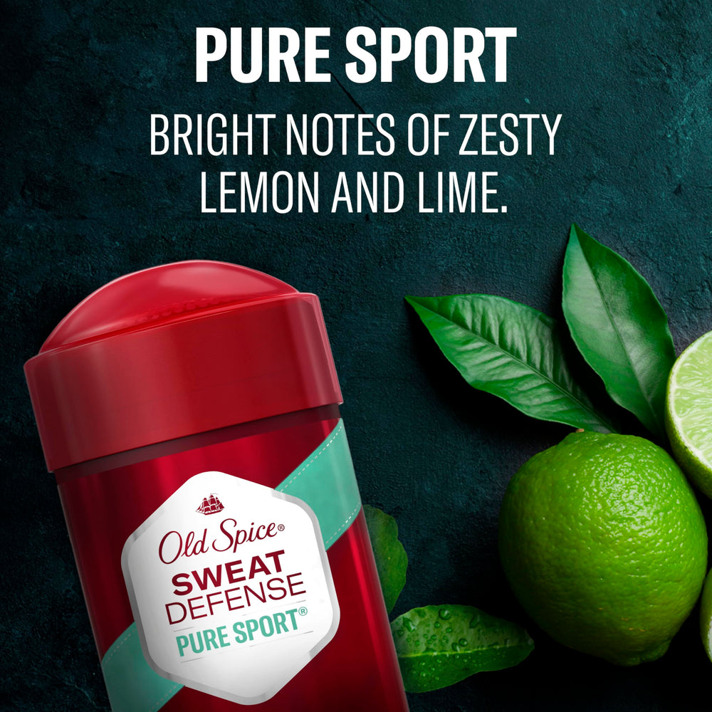 Old Spice Sweat Defense Soft Solid 2.6 oz pack shown for travel.