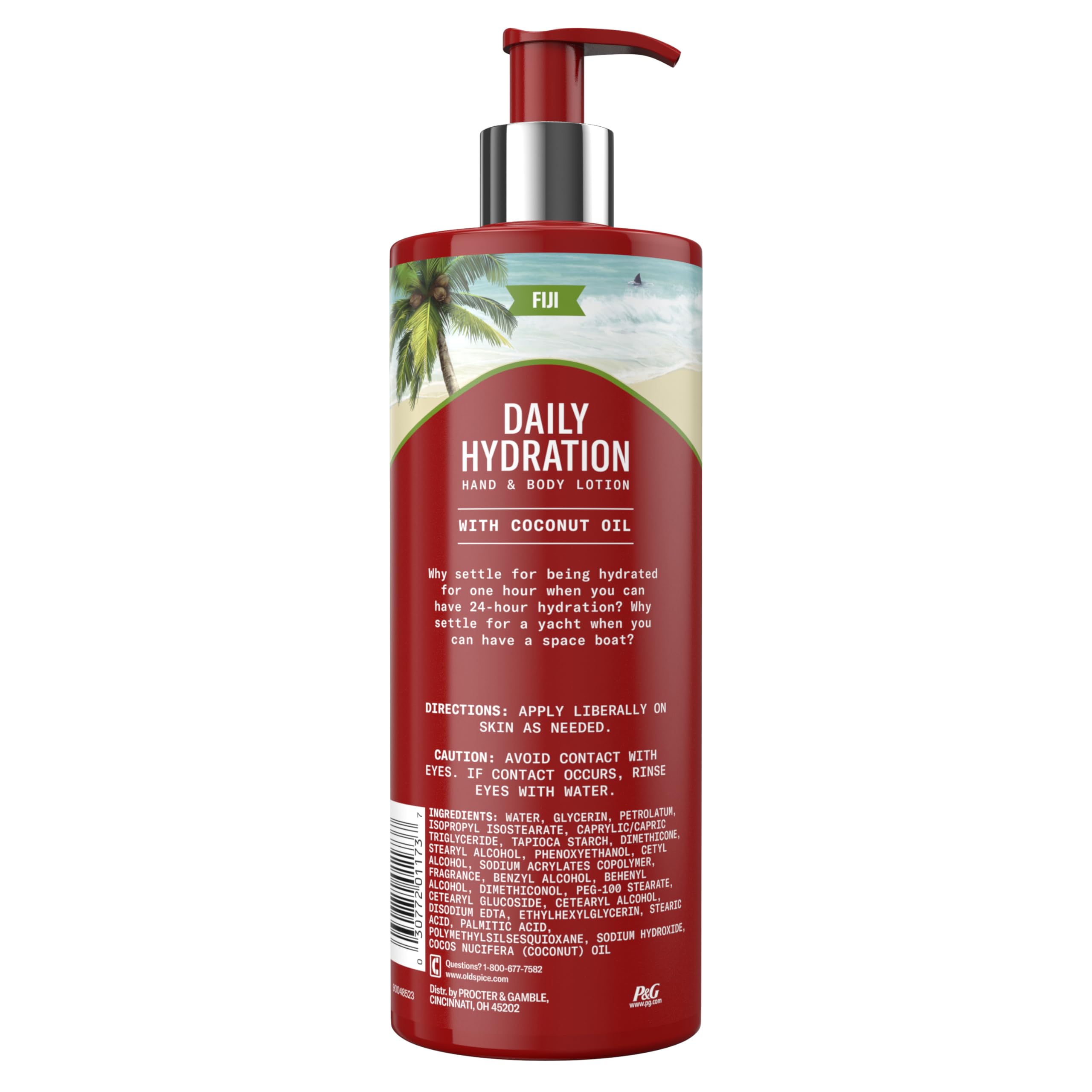 Texture légère Old Spice pénètre rapidement pour peau douce.