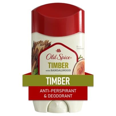 Old Spice Timber, bouteille: parfum boisé pour une fraîcheur durable.