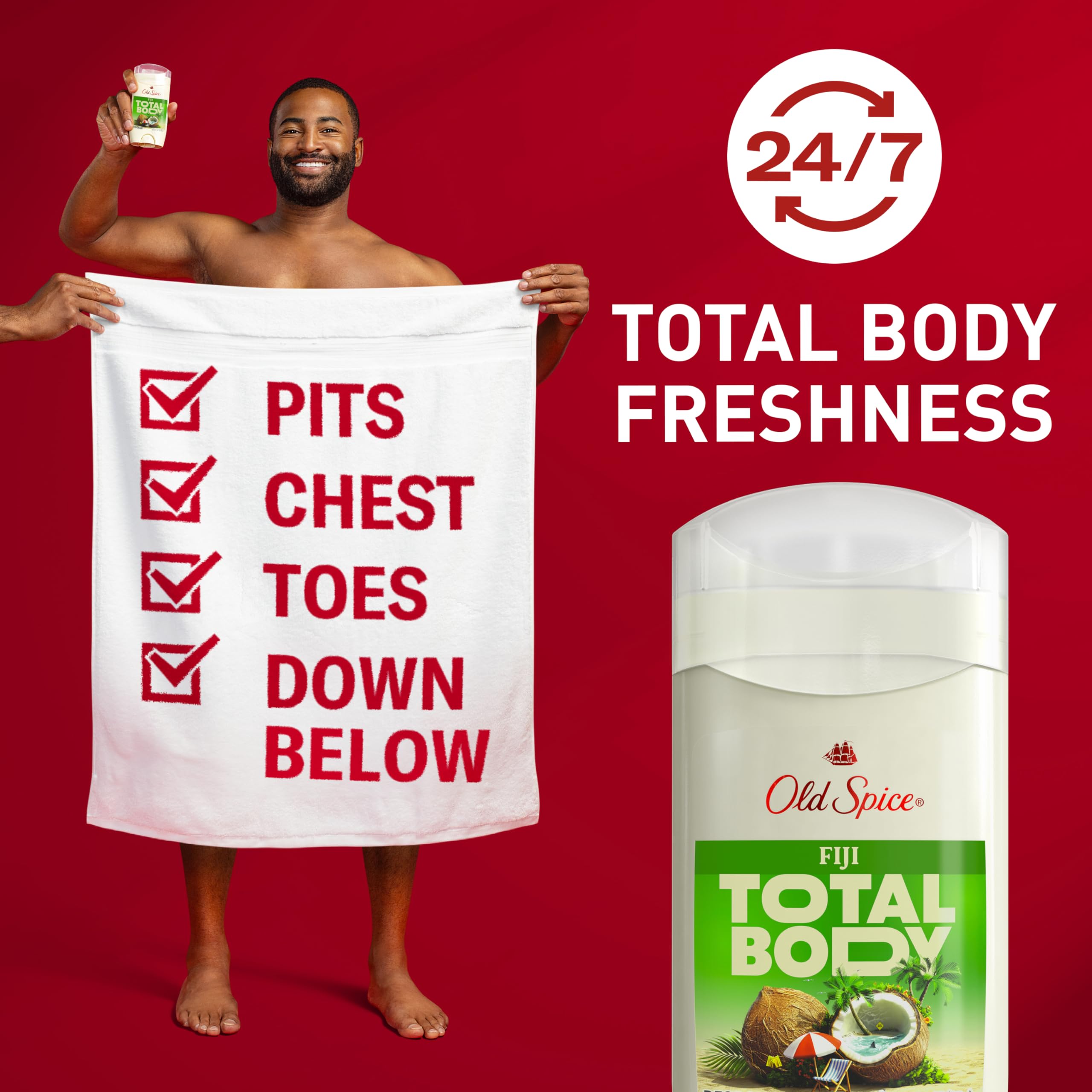 Old Spice Fiji : application douce et glisse fluide pour le matin.