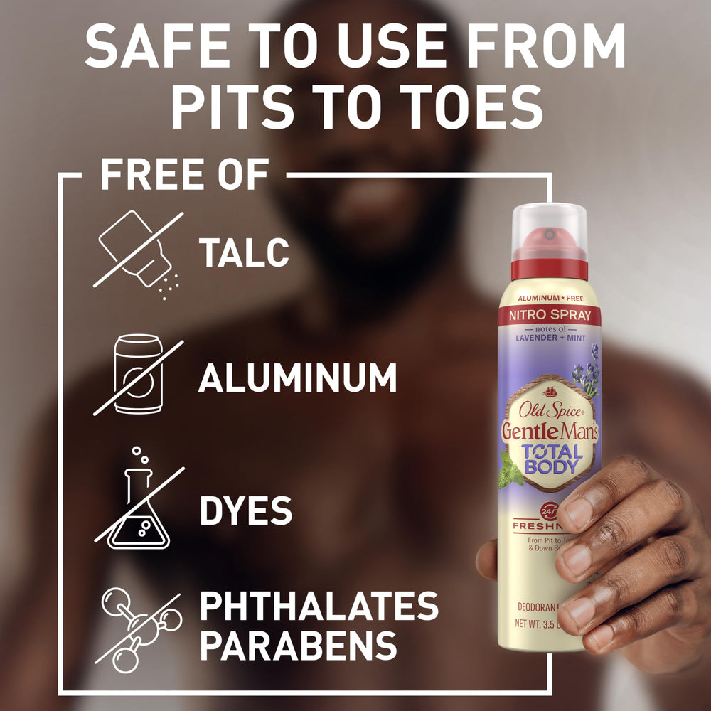 Old Spice Total Body Déodorant – parfum lavande menthe pour une fraîcheur parfumée