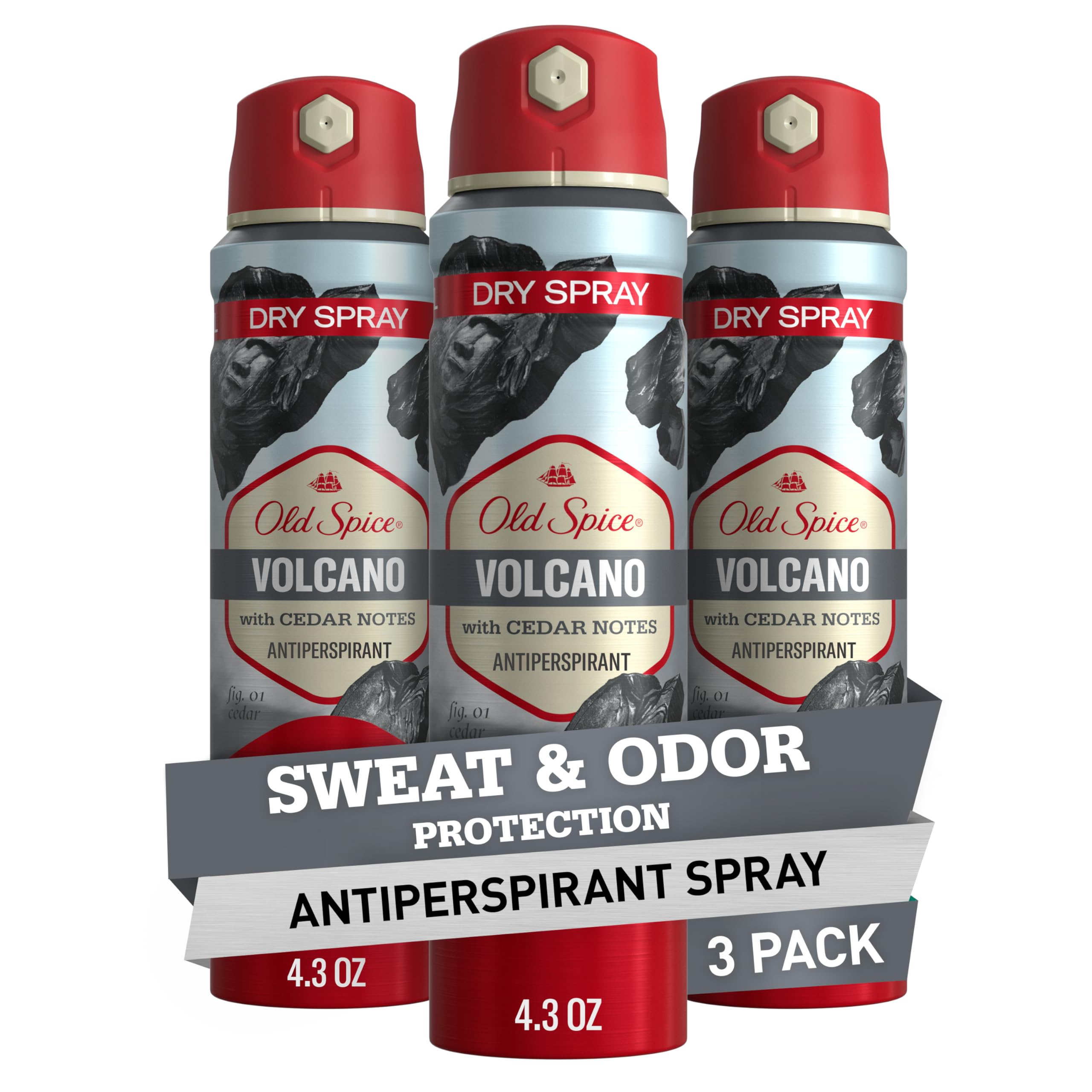 Old Spice Volcano – bouteille détendue pour une fraîcheur longue durée