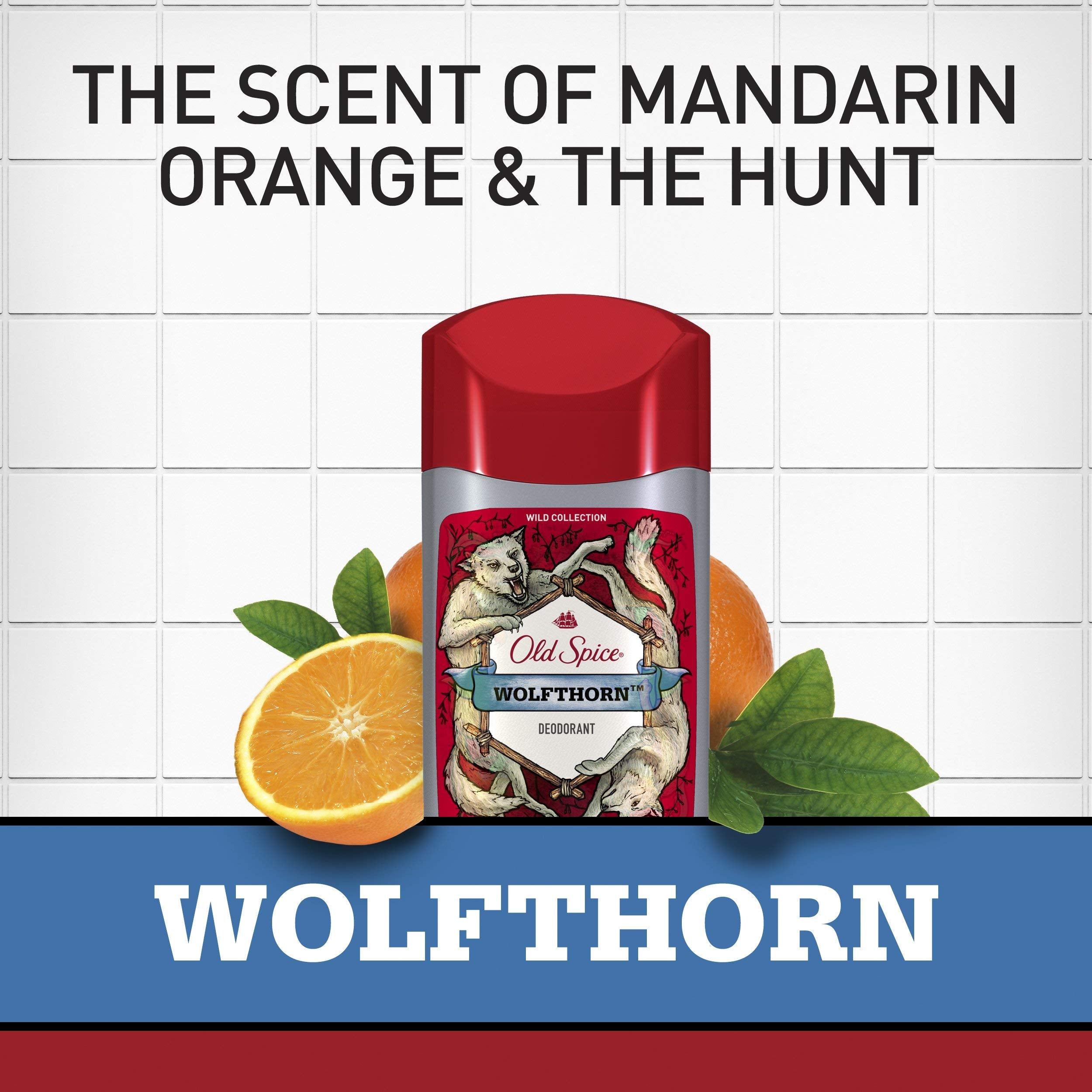 Arôme masculin Wolfthorn Old Spice, parfum durable et séduisant.