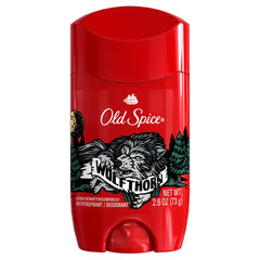 Old Spice Wolfthorn emballage quatre unités pour usage répété.