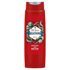 Old Spice Wolfthorn Gel Douche: flacon élégant, pour peau douce et sensation rafraîchissante