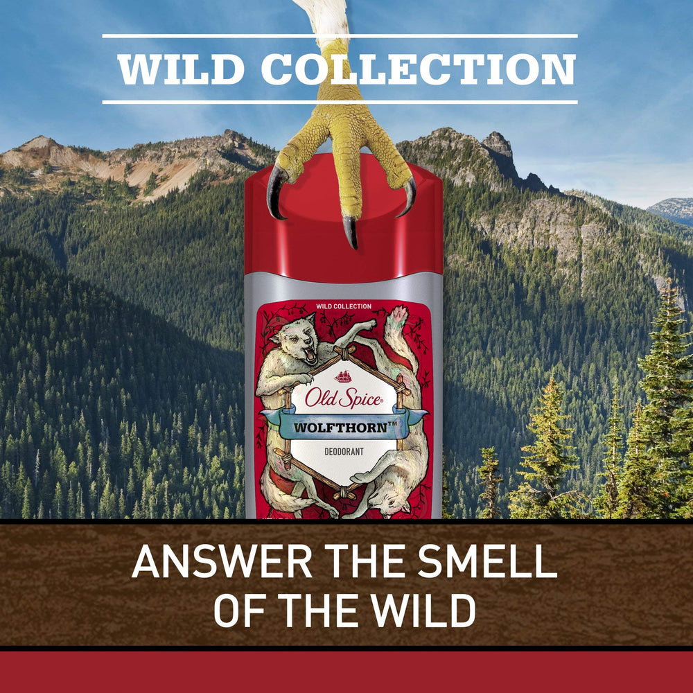 Protection 24h contre les odeurs, Wolfthorn Old Spice en activité.