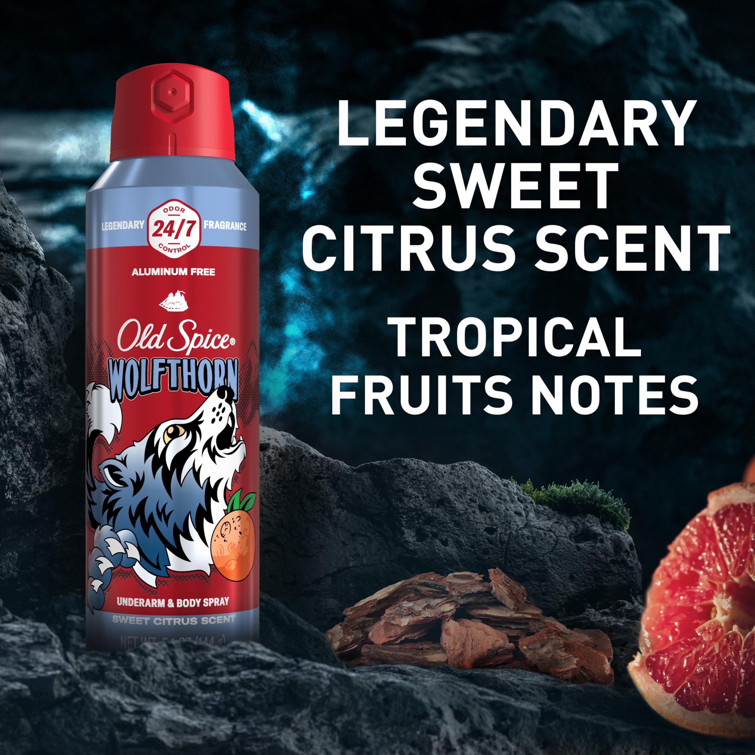 Old Spice Wolfthorn : protection contre les odeurs 24/7 au quotidien.