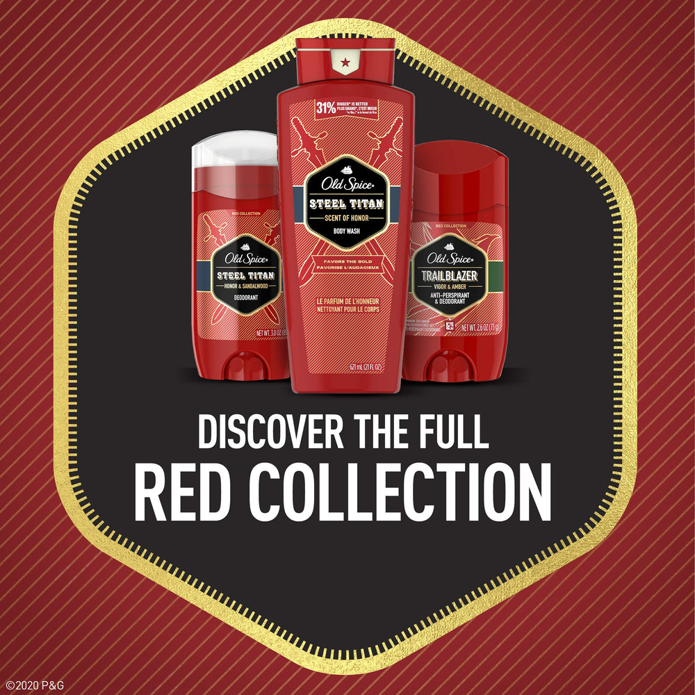Old Spice Pure Sport – zone rouge Aqua Reef, parfum frais quotidien.