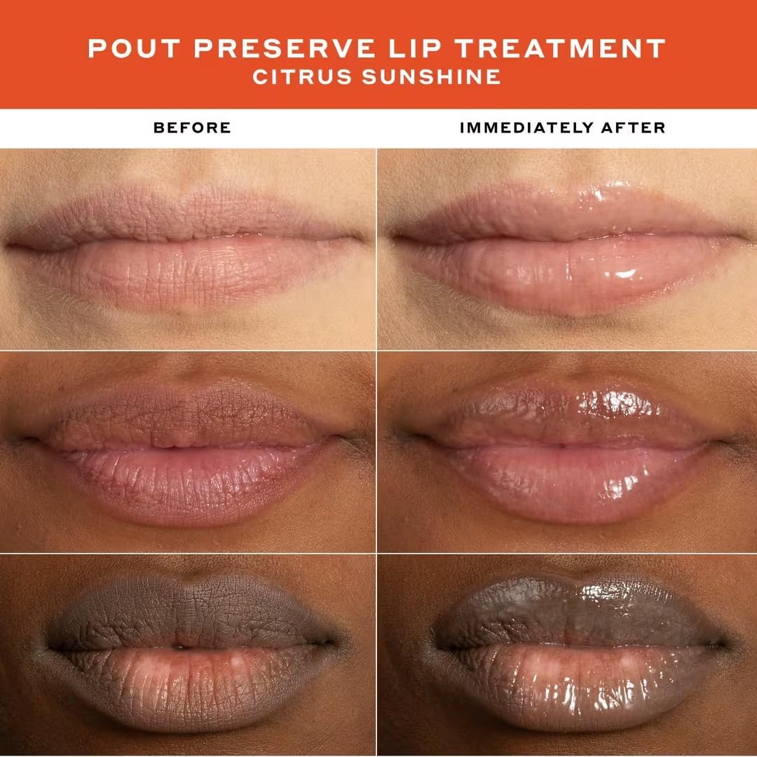 Ole Henriksen Pout Preserve: texture fluide et hydratante pour des lèvres repulpées.