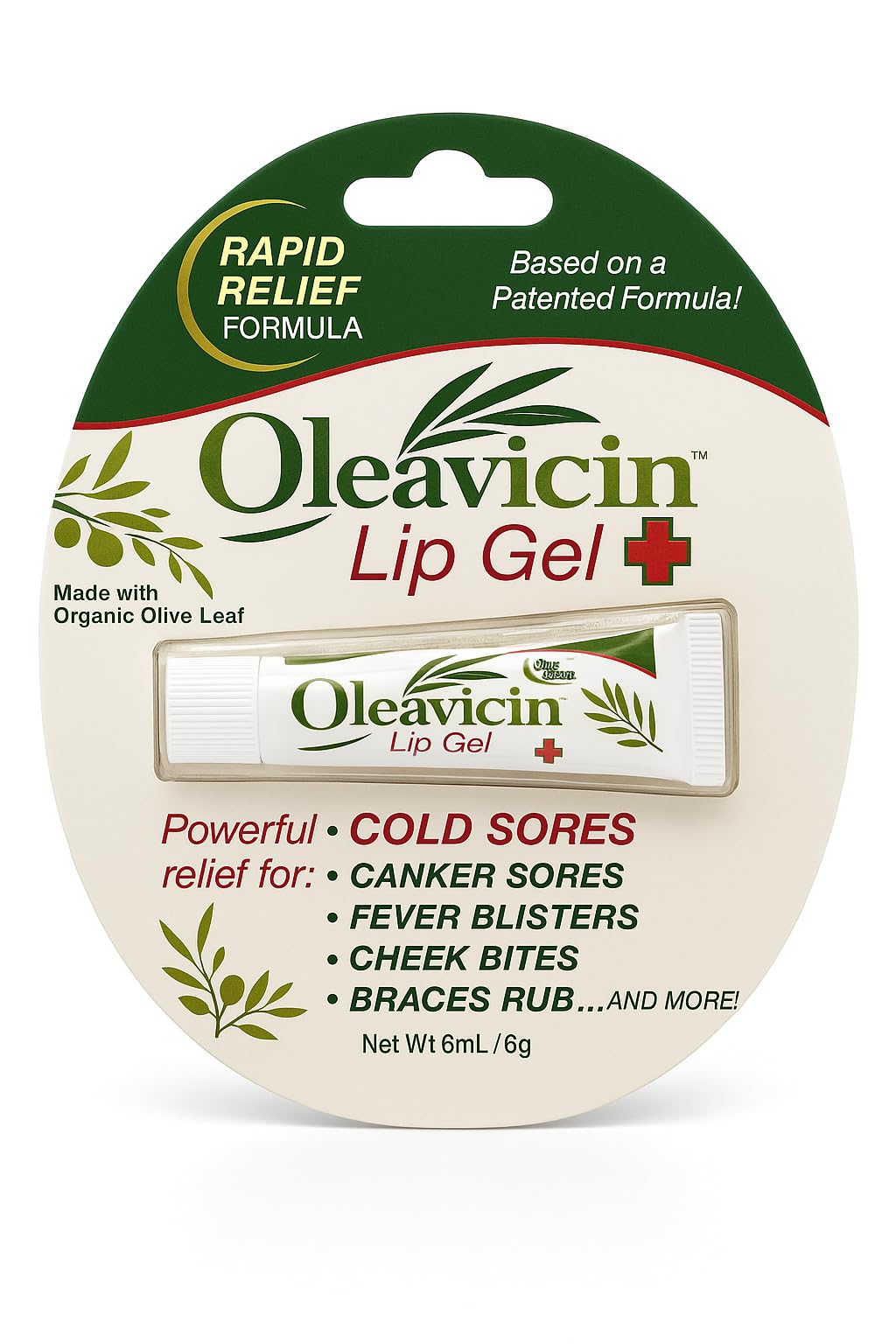 Oleavicin Gel Lèvres-relief compact apaise rapidement les irritations des lèvres.