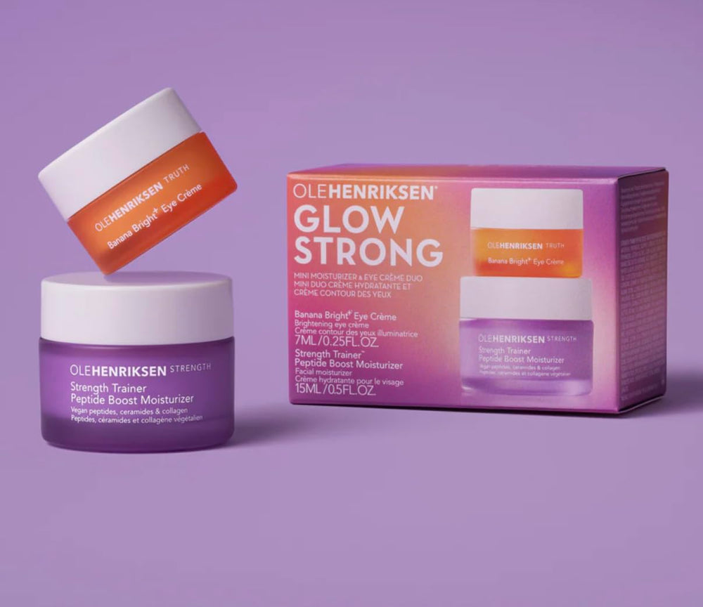 Routine rapide avec les miniatures hydratantes Ole Henriksen.
