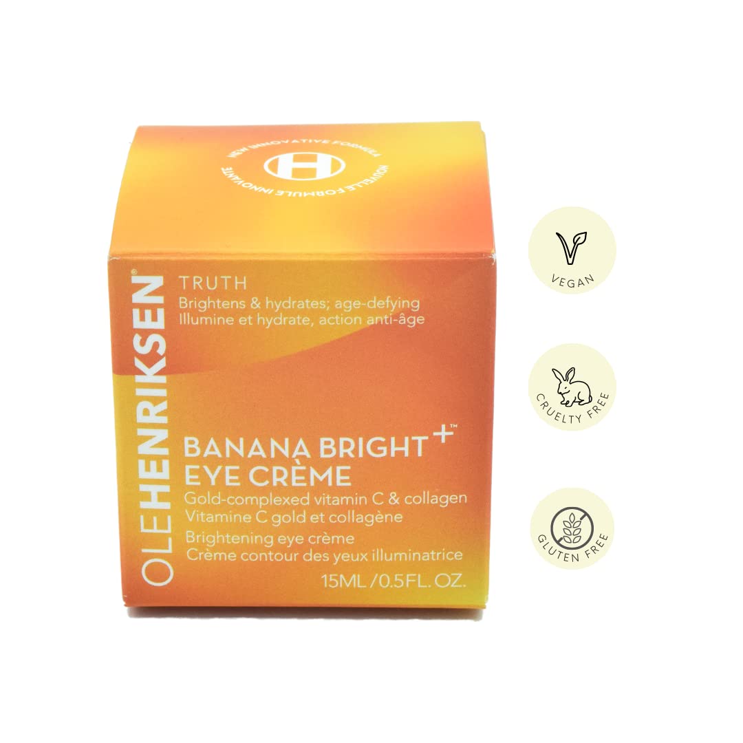 Ingrédients clés incluant vitamine C pour la luminosité du regard.