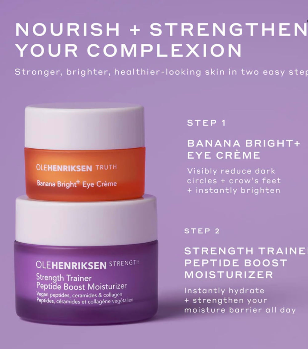 Coffret cadeau hivernal Ole Henriksen prêt à offrir.