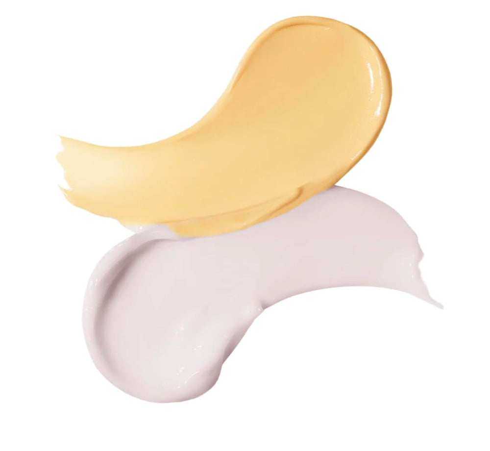 Texture de Crème Yeux Banana Bright sur la peau.