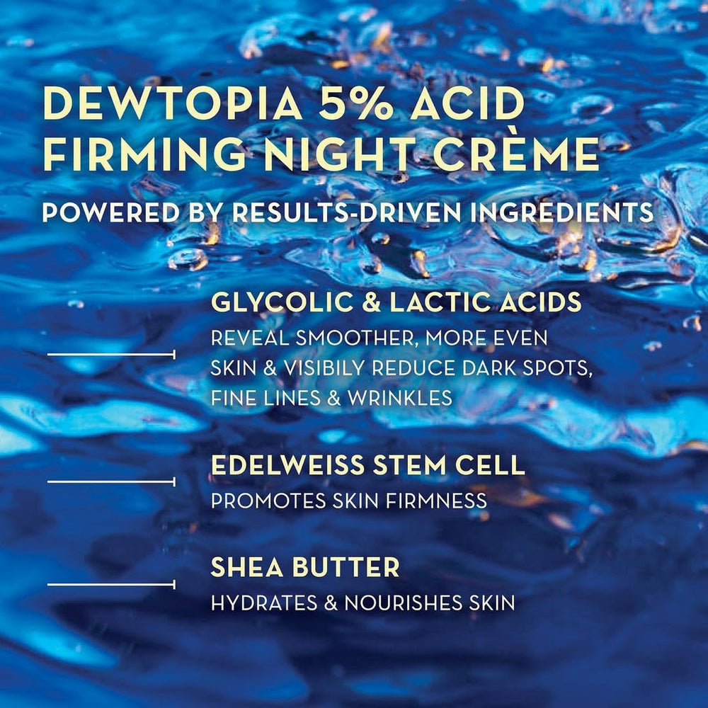 Dewtopia libère un parfum citron frais lors de l application nocturne