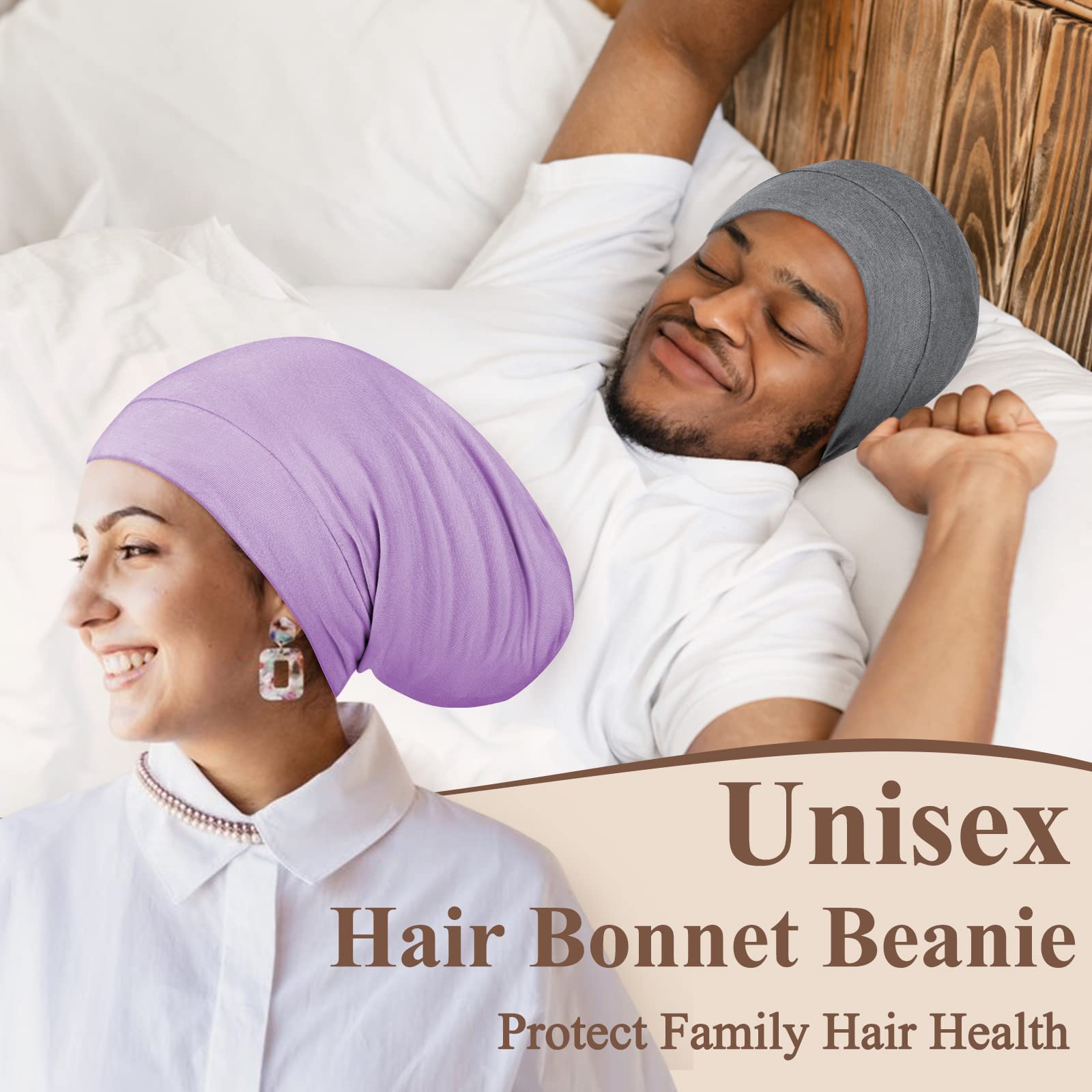 OLESILK accessoire cheveux soie violet, soin sans friction nocturne