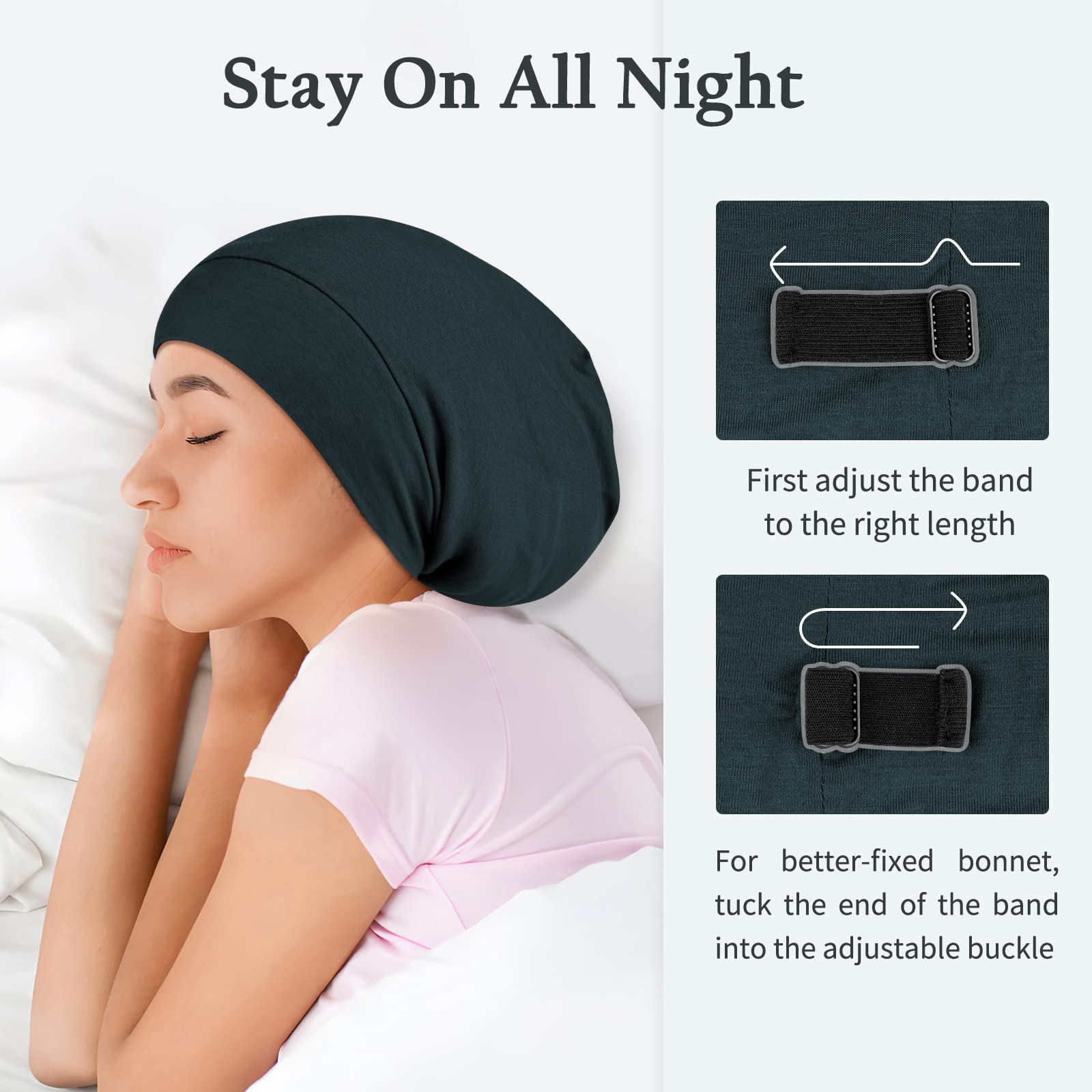 OLESILK bonnet permeabilite-air favorise la respiration du cuir chevelu.