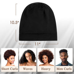 Bonnet OLESILK soie-ajustable: ajustement sur mesure pour un confort nocturne.